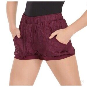 Eurotard Ripstop Athletic Women's Shorts Size Small Ballet Dance Warm-Up